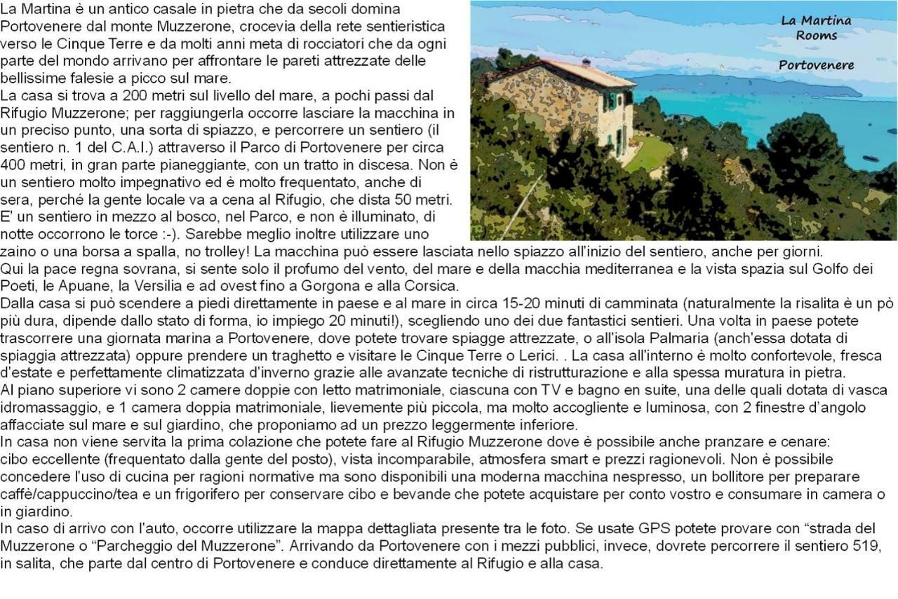 La Martina Portovenere Trekking Cottage Портовенере Екстер'єр фото